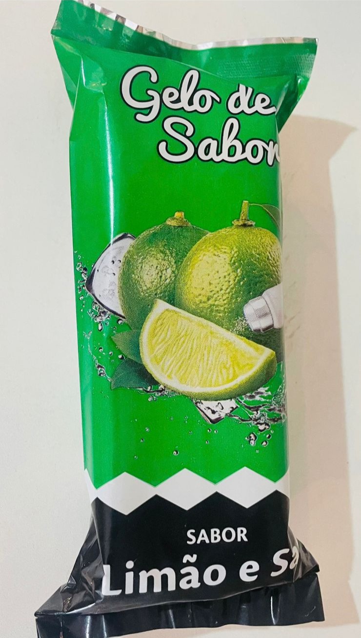 SACO PARA GELO DE SABOR - LIMÃO E SAL - 1...
